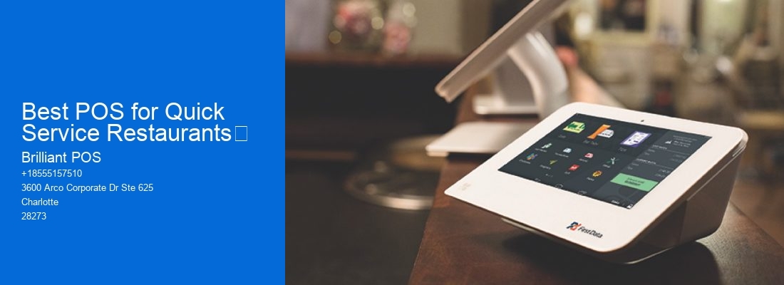 Best POS for Quick Service Restaurants	