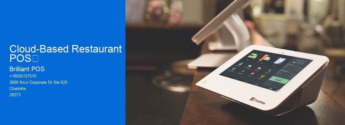 Cloud-Based Restaurant POS	