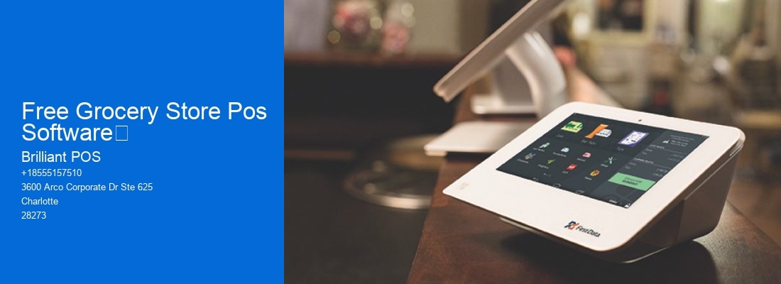 Free Grocery Store Pos Software	